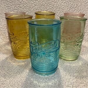 Set of 6 Glaver’s Mason Original  5 1/2" Tumblers Glasses.